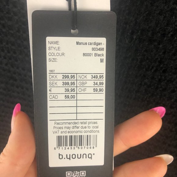 B.Young Manus Cardigan Med - Picture 4 of 6